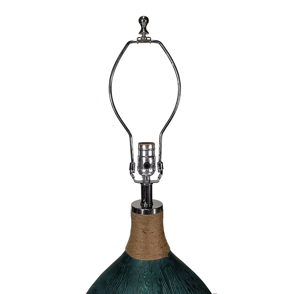 D16x28.5' Glass Table Lamp