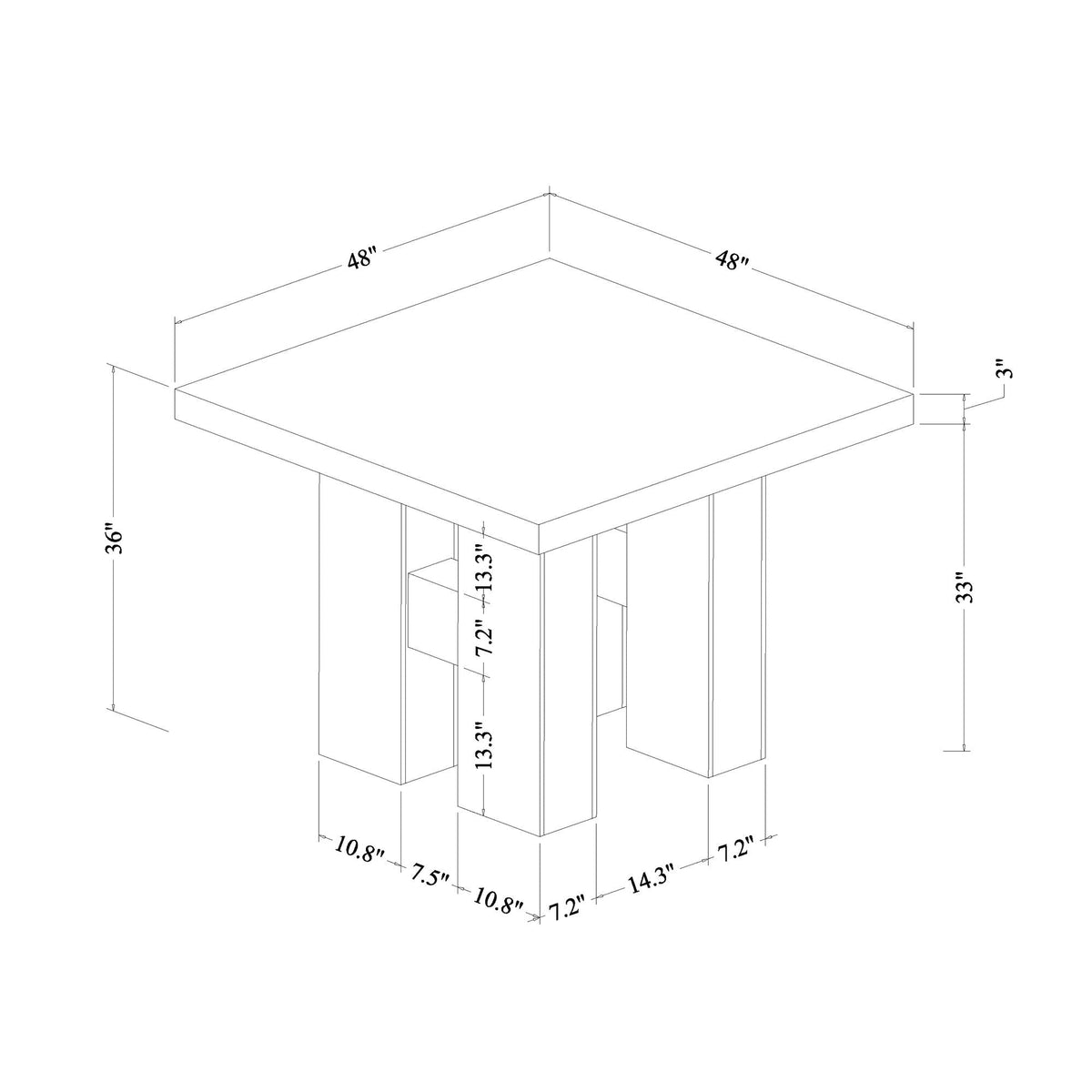 Mikha - Bar Table And Bar Stool