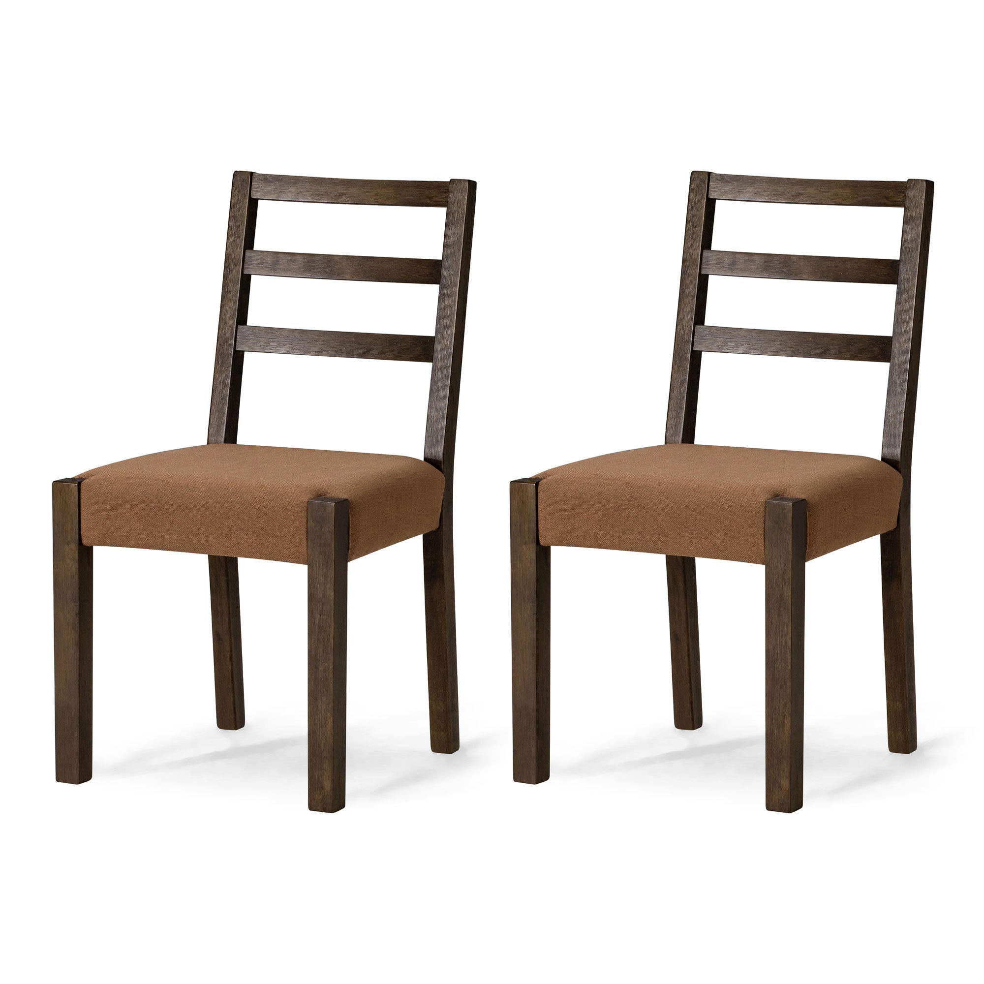 Maven-Lane-Willow-Rustic-Dining-Chair,-Brown-With-Clay-Canvas-Fabric,-Set-of-2-Kitchen-&-Dining-Room-Chairs