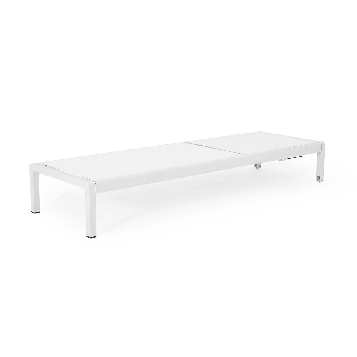 Outdoor Patio Chaise Lounge With 5 Reclining Positions
