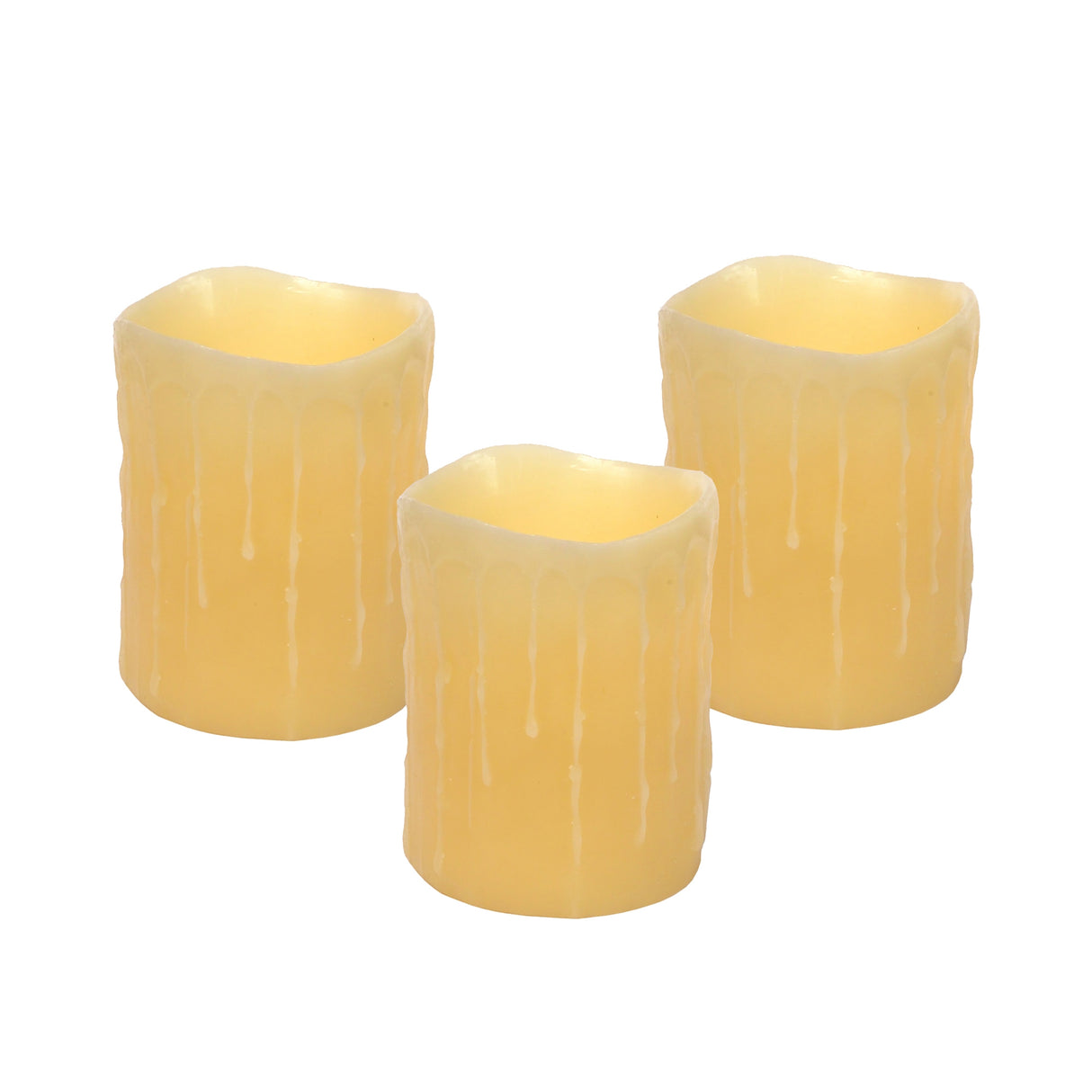 LED-Dripping-Wax-Pillar-Candles-(Set-of-3)-Candles