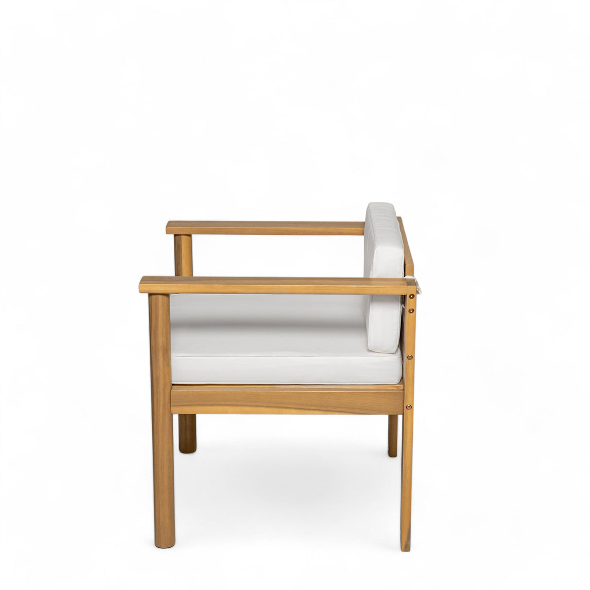 TREXM 7-Piece Patio Dining Table Set for 6,Outdoor Furniture Sets with 72.8'Rectangle Table,Patio Table and Chairs Set with Removable Cushions for Backyard,Garden,Poolside(Light Teak+Beige Cushion)