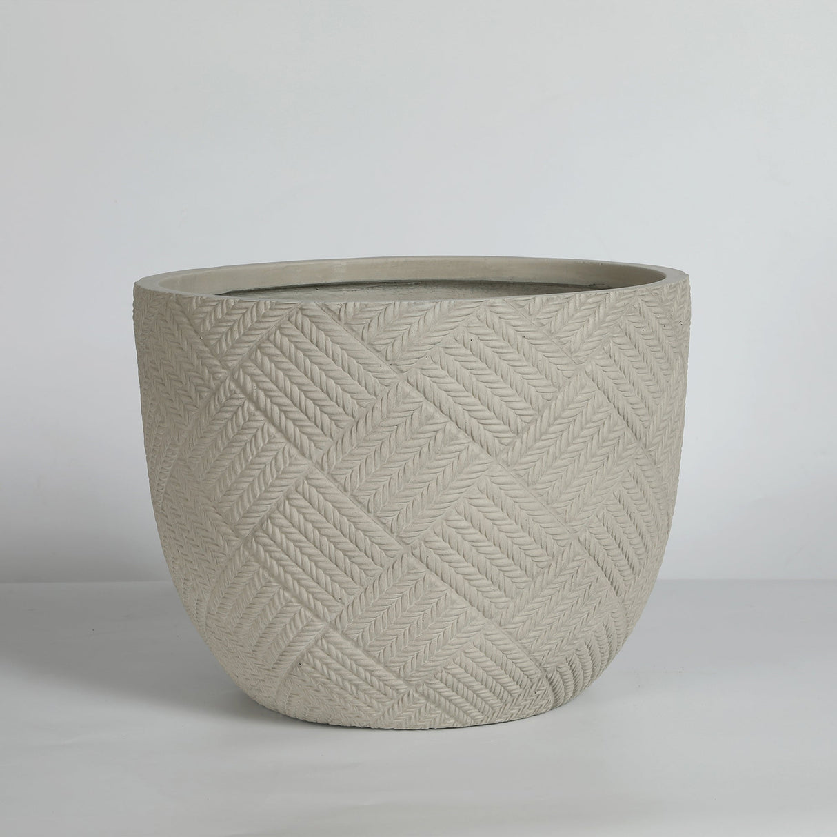 Round Concrete Planter Set of 2