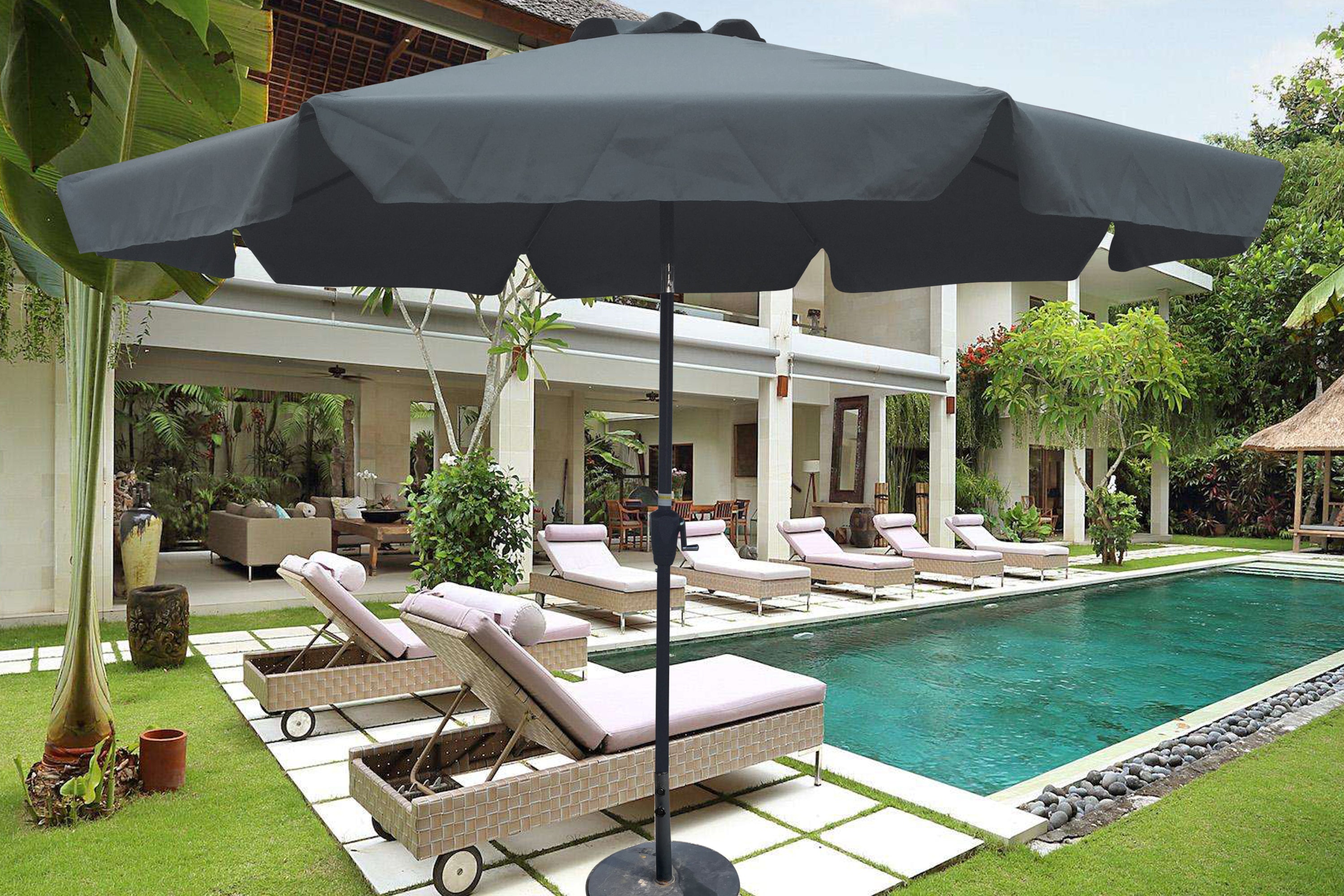 10-FT-Outdoor--Umbrella--WITH-FLAP-with-tilt-,with-crank,-base,-grey-Umbrellas-&-Sunshades