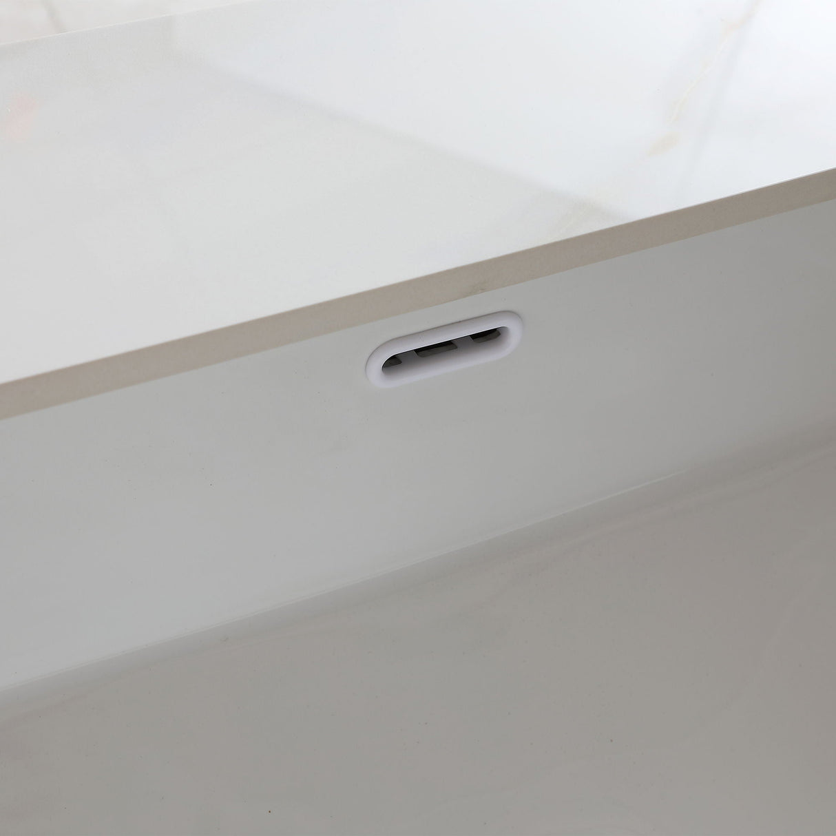 Vanity Top With Undermount Sink And Backsplash, Sintered Stone