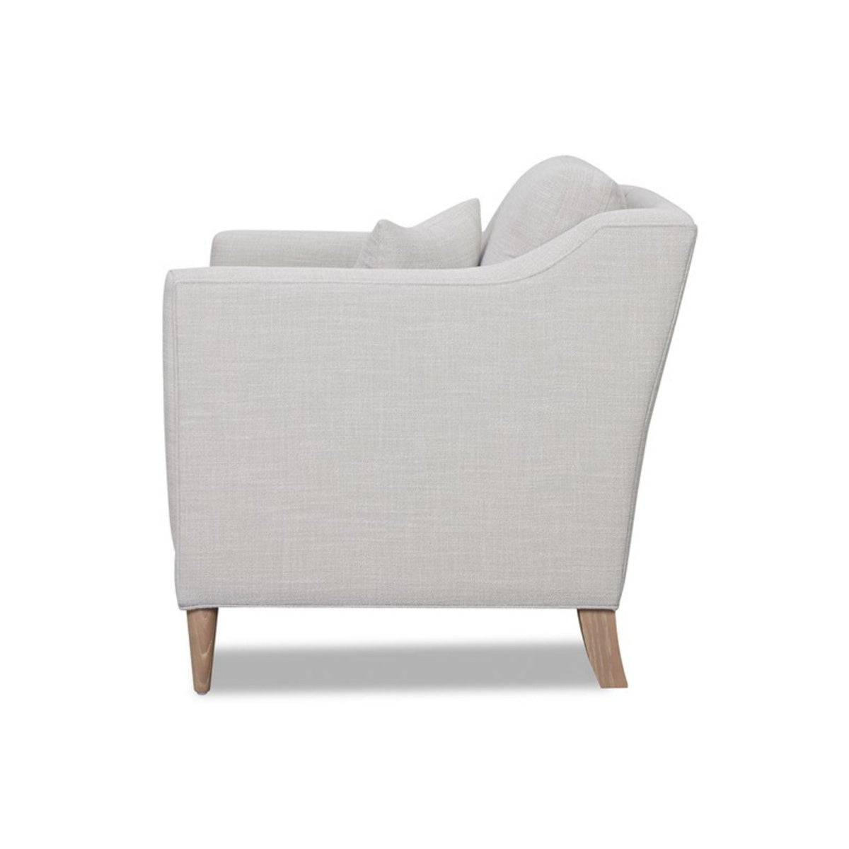 Chair With High Track Arms - Beige