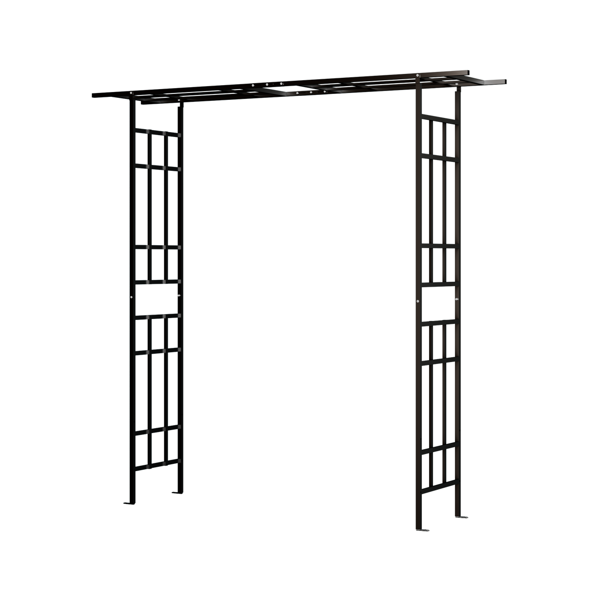 Metal Garden Arch with Adjustable Width