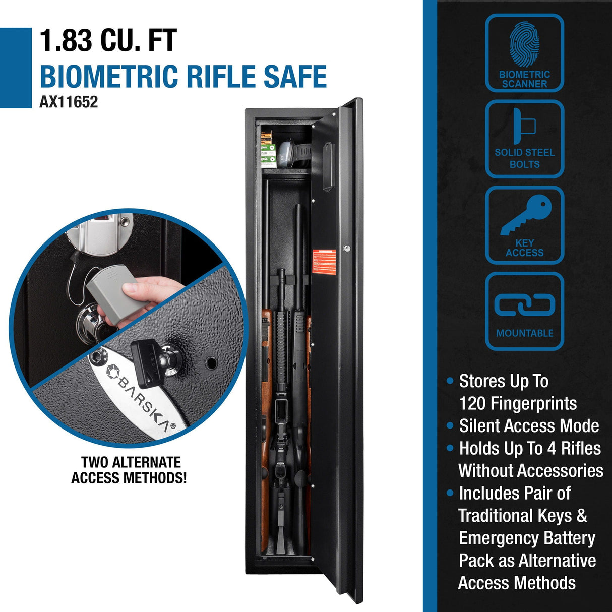 Biometric Rifle Safe