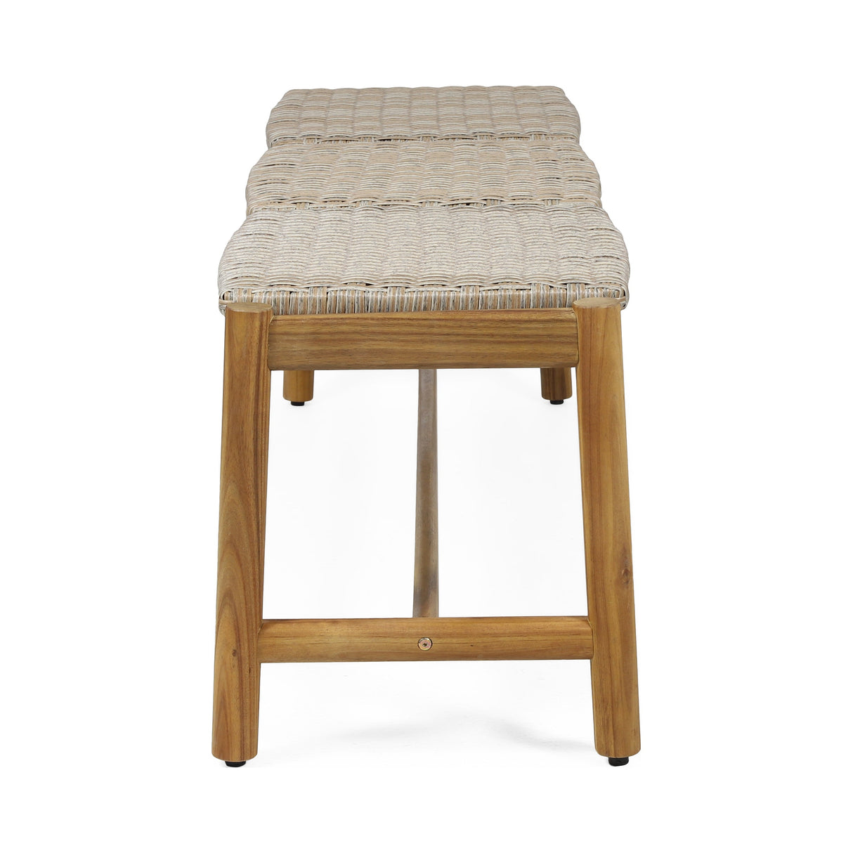 Acacia Wood Bench with 3 Seaters, Teak