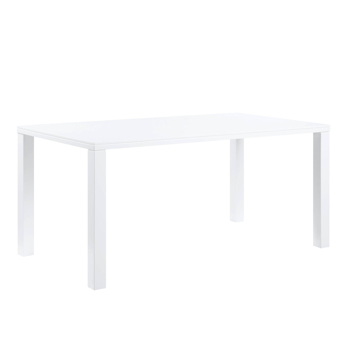 Pagan High Gloss Dining Table - White