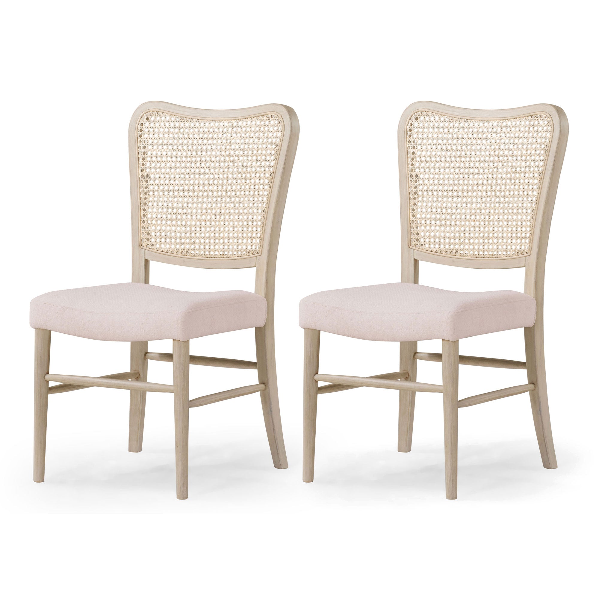 Maven-Lane-Vera-Wood-Dining-Chair,-Antique-White-&-Cream-Weave-Fabric,-Set-of-2-Kitchen-&-Dining-Room-Chairs