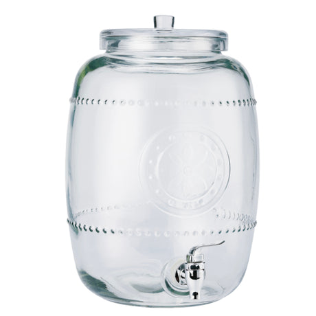 Embossed-Floral-Glass-Beverage-Dispenser-Bar-&-Beverage-Accessories