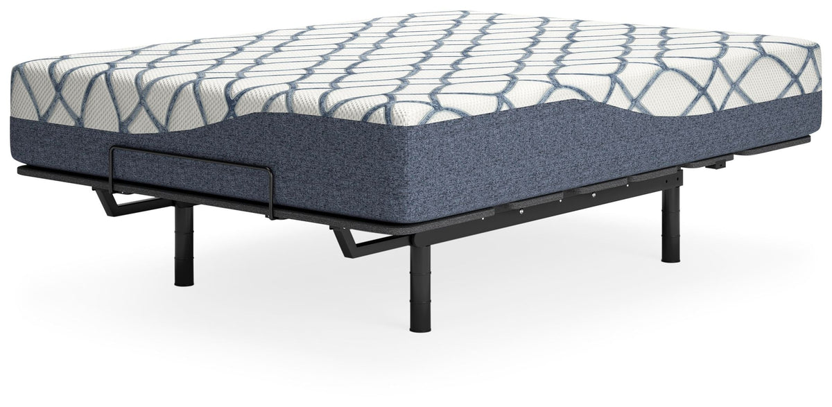 12 Inch Chime Elite 2.0 - California King Mattress - White / Blue