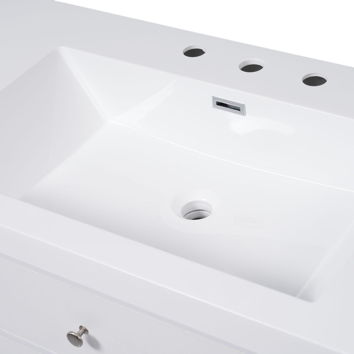 Modern Bathroom Vanity With Sink, Soft Close Drawers