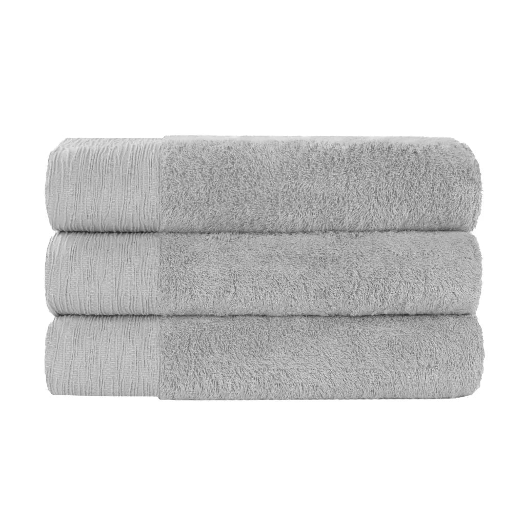 Rayon from Bamboo Eco-Friendly Fluffy Soft Solid Bath Towel Set of 3 - Bath Towel by Superior Brand