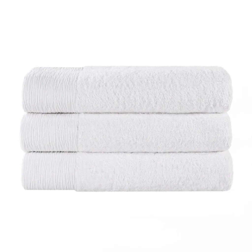 Rayon from Bamboo Eco-Friendly Fluffy Soft Solid Bath Towel Set of 3 - Bath Towel by Superior Brand