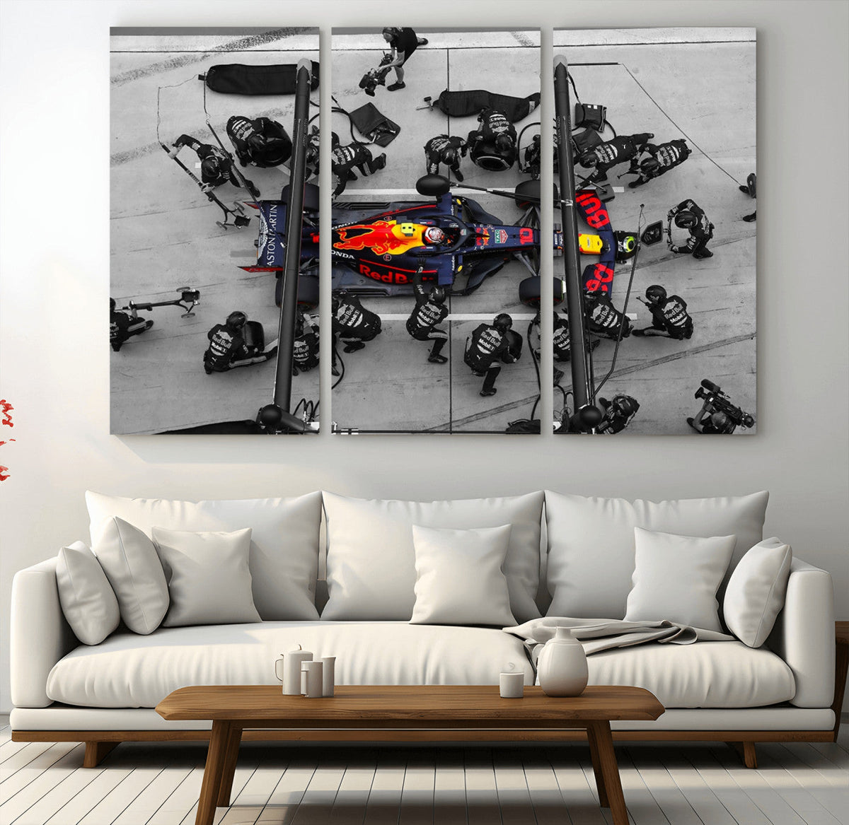 RedBull Formula 1 Canvas Wall Art Print