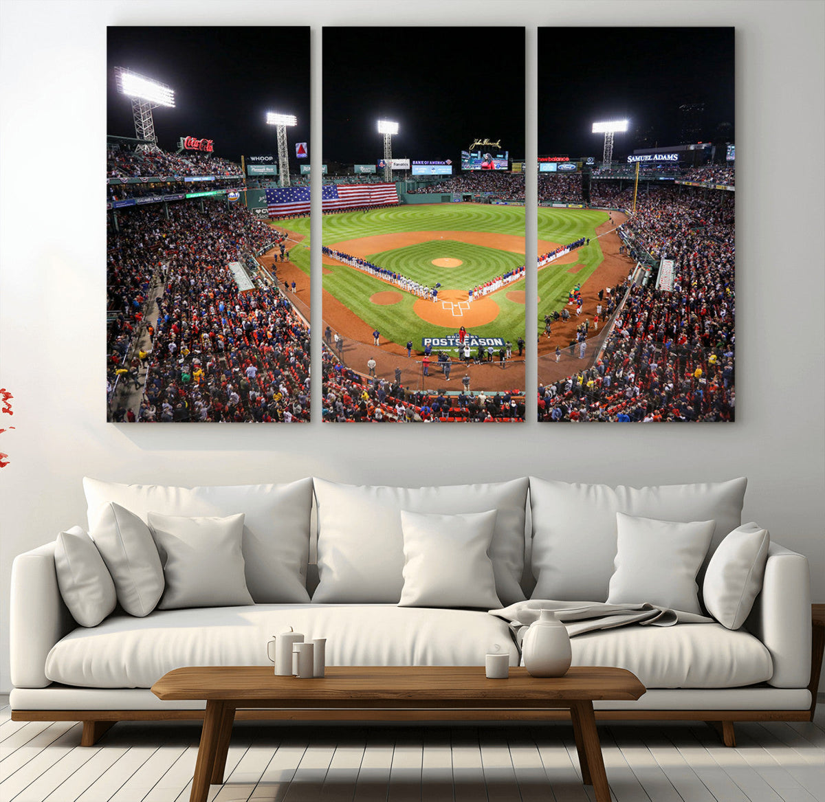 Fenway Park Wall Art Canvas Print | Large Baseball Stadium