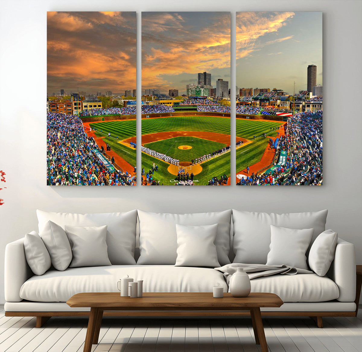 Chicago Wrigley Field Wall Art Canvas Print – Iconic