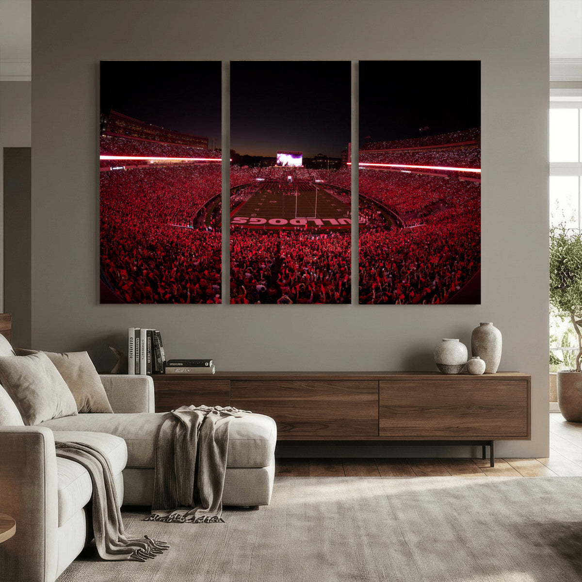 Sanford Stadium Wall Art Canvas Print – Georgia Bulldogs