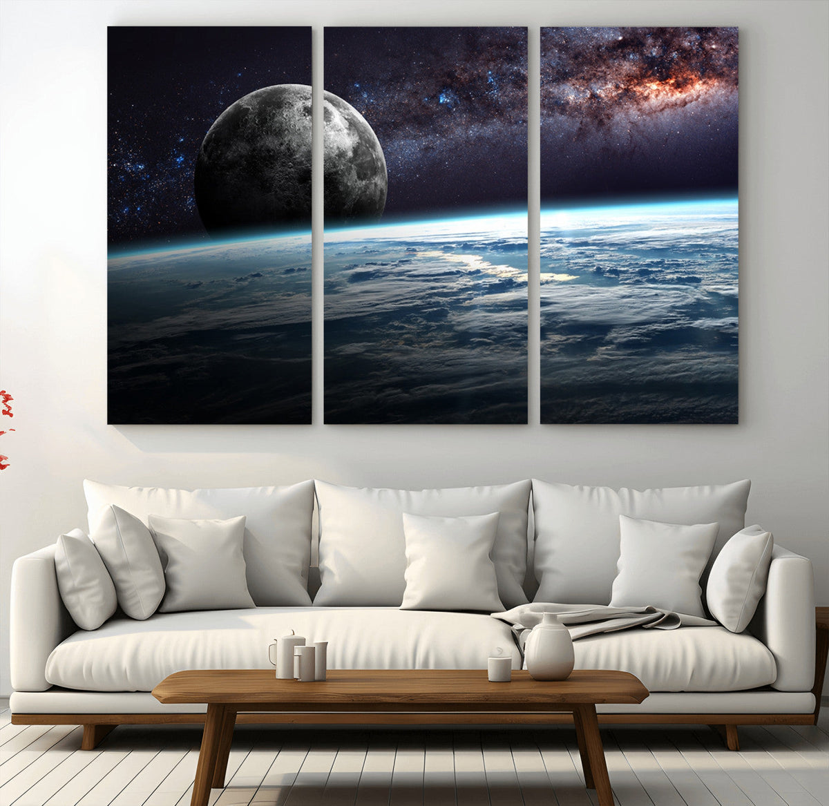 Space and Planet Canvas Print