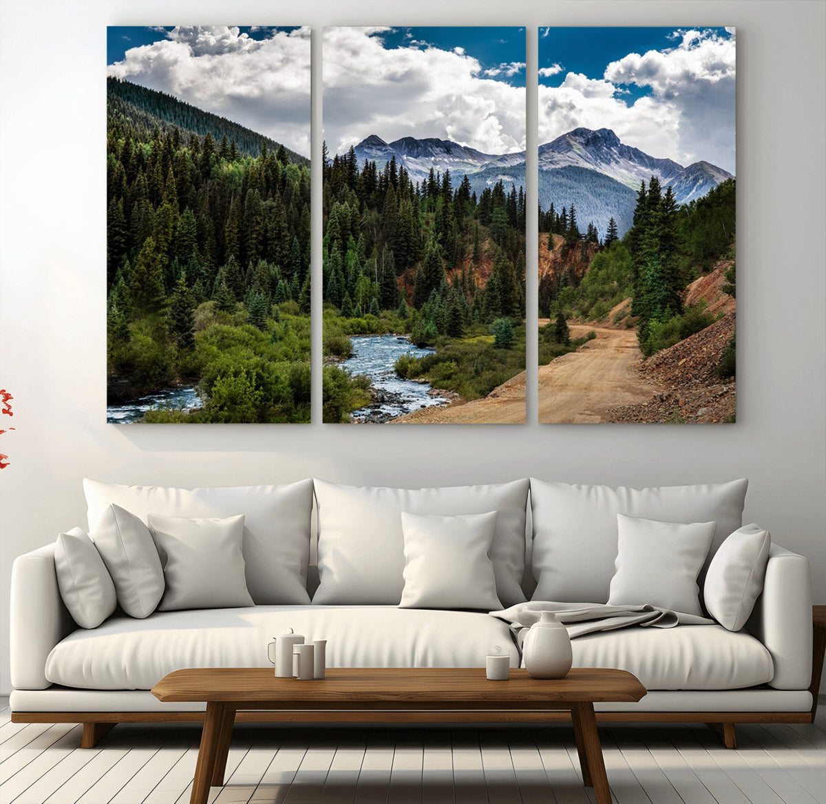 San Juan Nal Forest Wall Art Landscape Canvas Print