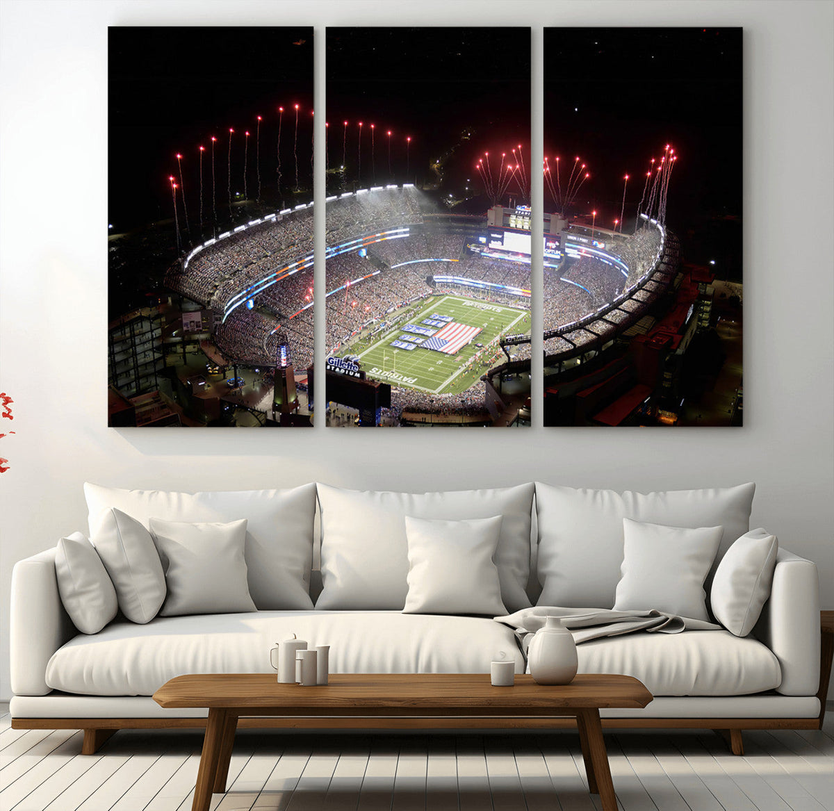 New England Patriots Team Print Wall Art- Foxborough