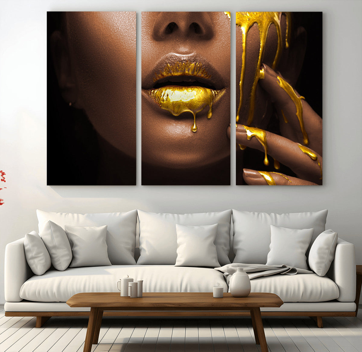 African American Art Black Woman Canvas Print, African Wall