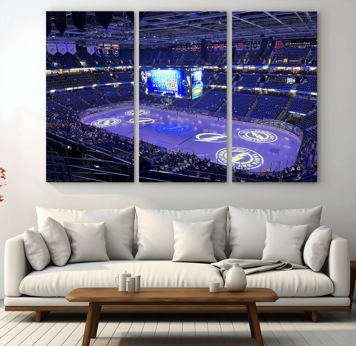 Amalie Arena Florida Wall Art Canvas Print - NHL Hockey