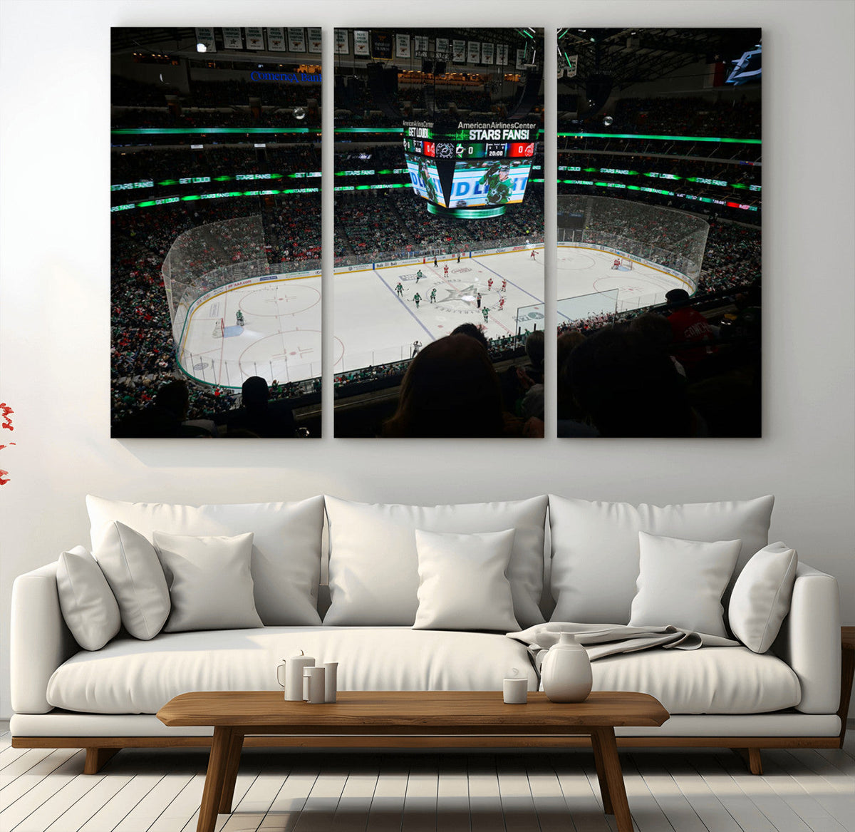 American Airlines Center Dallas Stars Wall Art Canvas Print