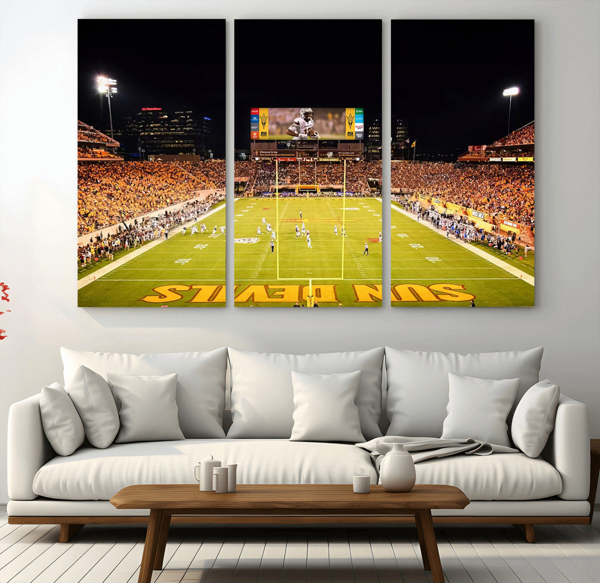 ASU Sun Devils Football Team Print - Phoenix Mountain