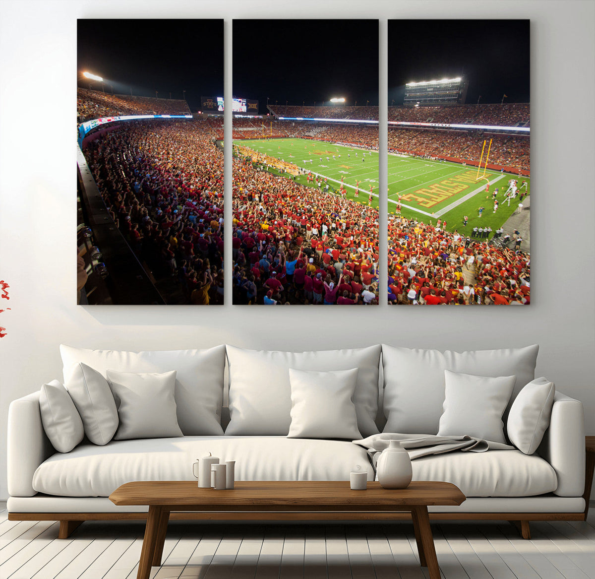 Iowa State University Cyclones Canvas Print, Football Team