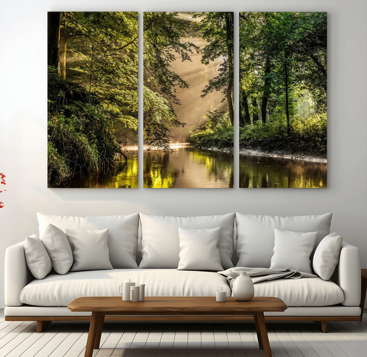 Forest Wall Art Print | River Landscape Wall Art | Perfect