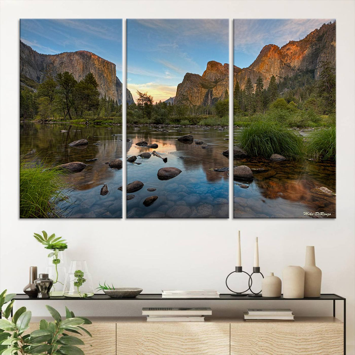 Yosemite Valley Wall Art Canvas Print – Framed El Capitan