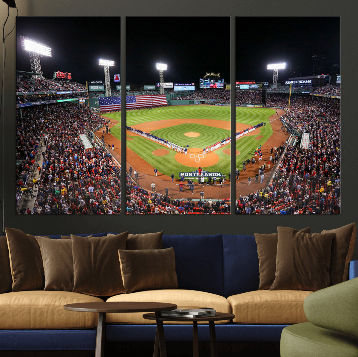 Fenway Park Wall Art Canvas Print | Large Baseball Stadium