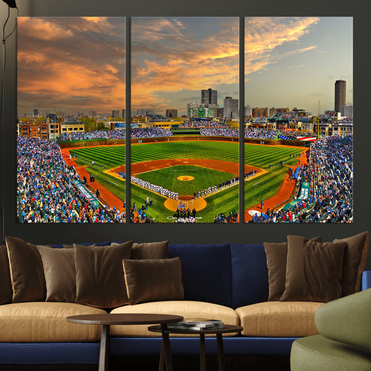 Chicago Wrigley Field Wall Art Canvas Print – Iconic