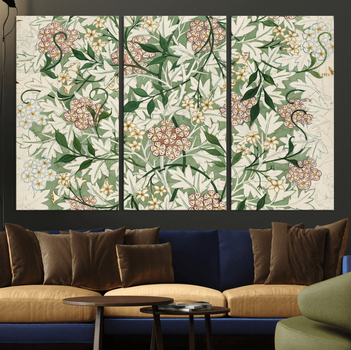 William Morris Jasmine 1872 Canvas Wall Art — Arts and