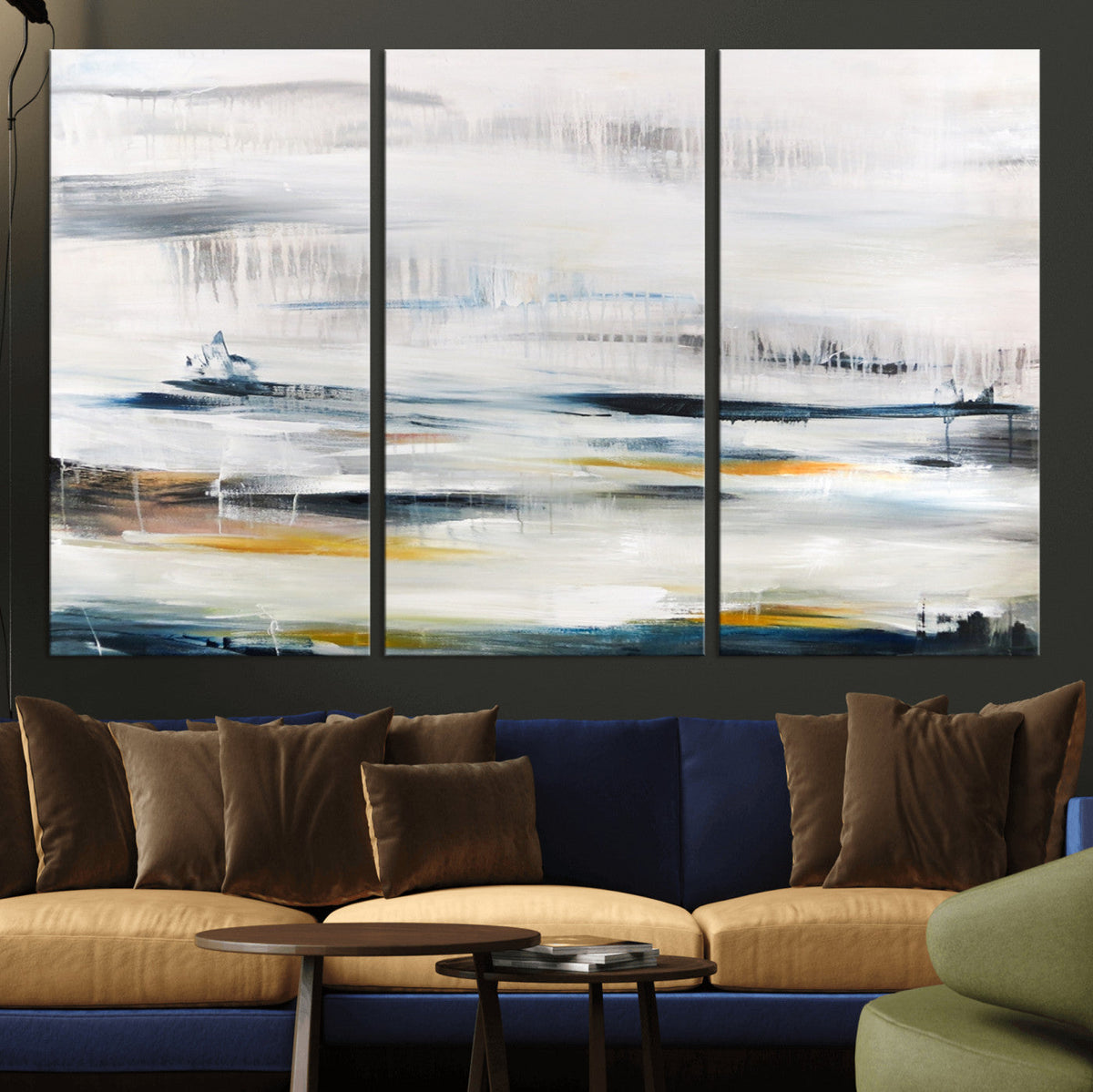 Soft Color Abstract Canvas Print
