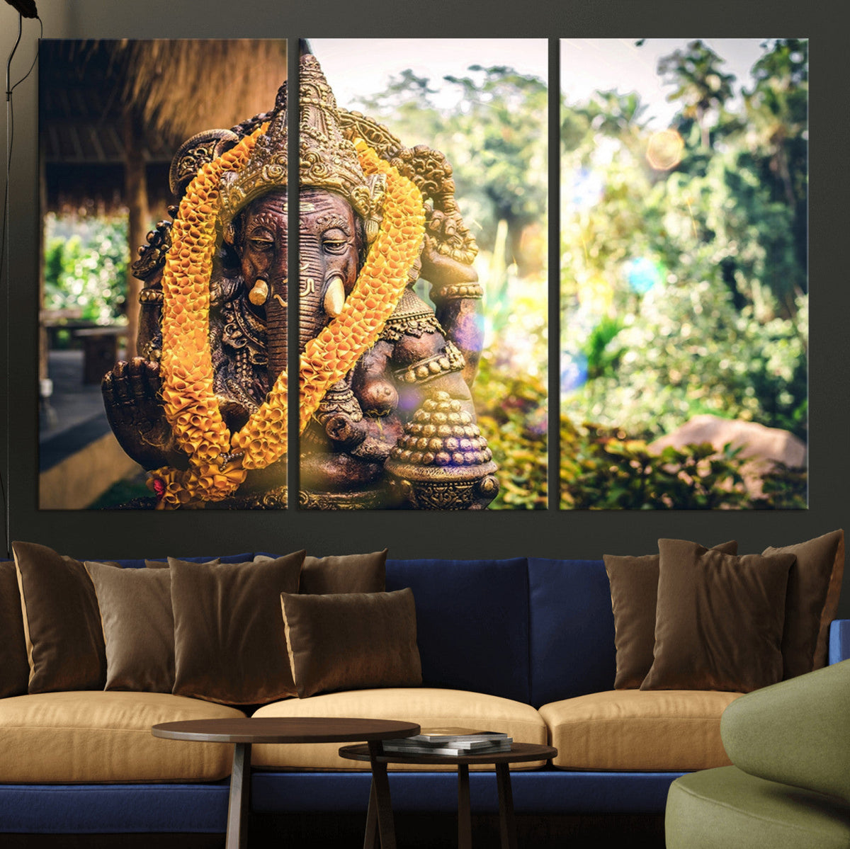 Hinduism Statue Wall Art Canvas Print