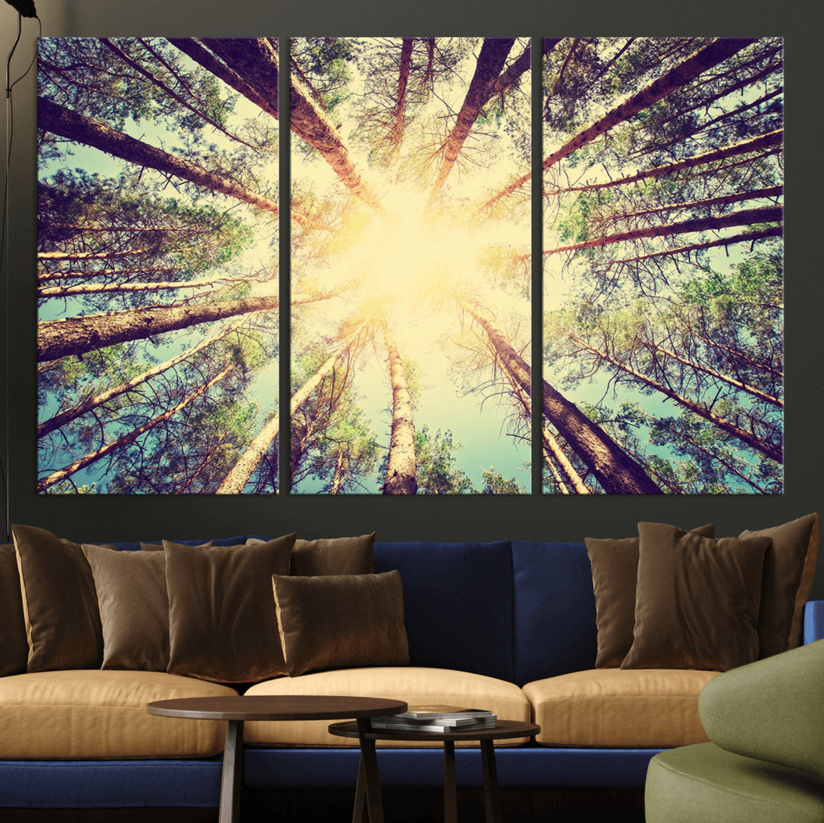 Tree and Sunshine Canvas Print