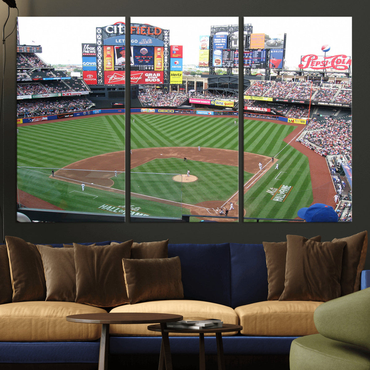 New York Mets Baseball Team Print - Citi Field Baseball