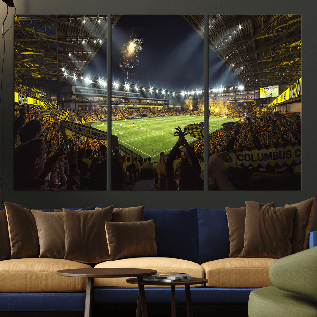Columbus Crew Soccer Team Print - Columbus Crew Stadium Wall