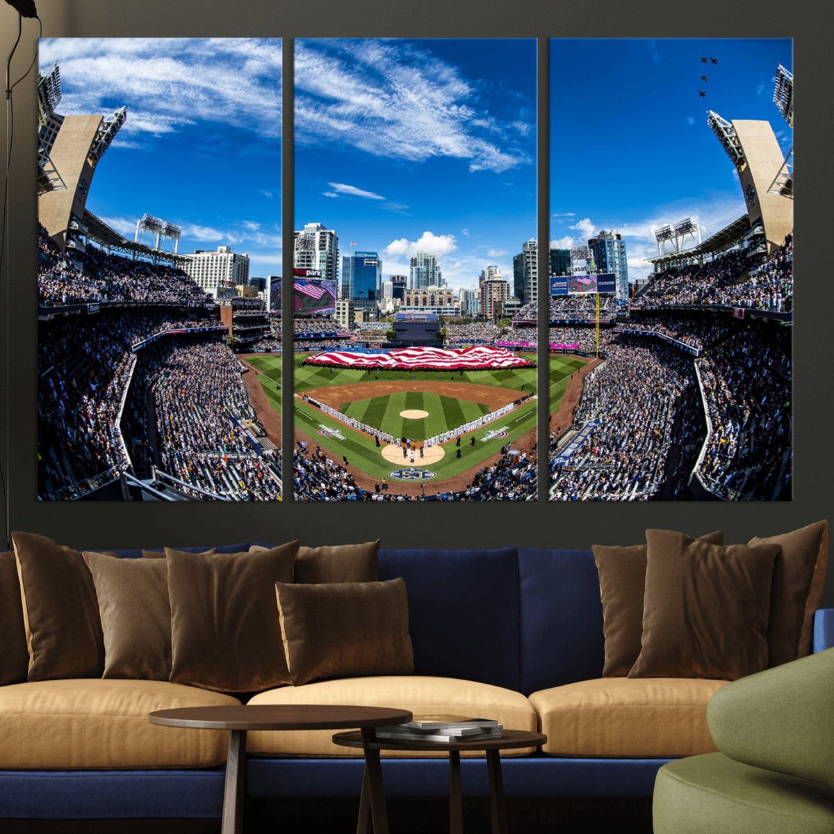 San Diego Padres Baseball Team Print - Petco Park Stadium