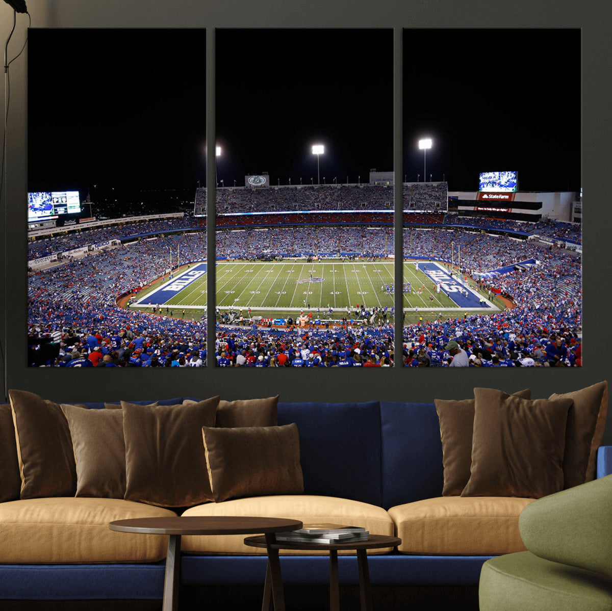 Buffalo Bills Wall Art - Buffalo Bills Stadium Canvas Print,