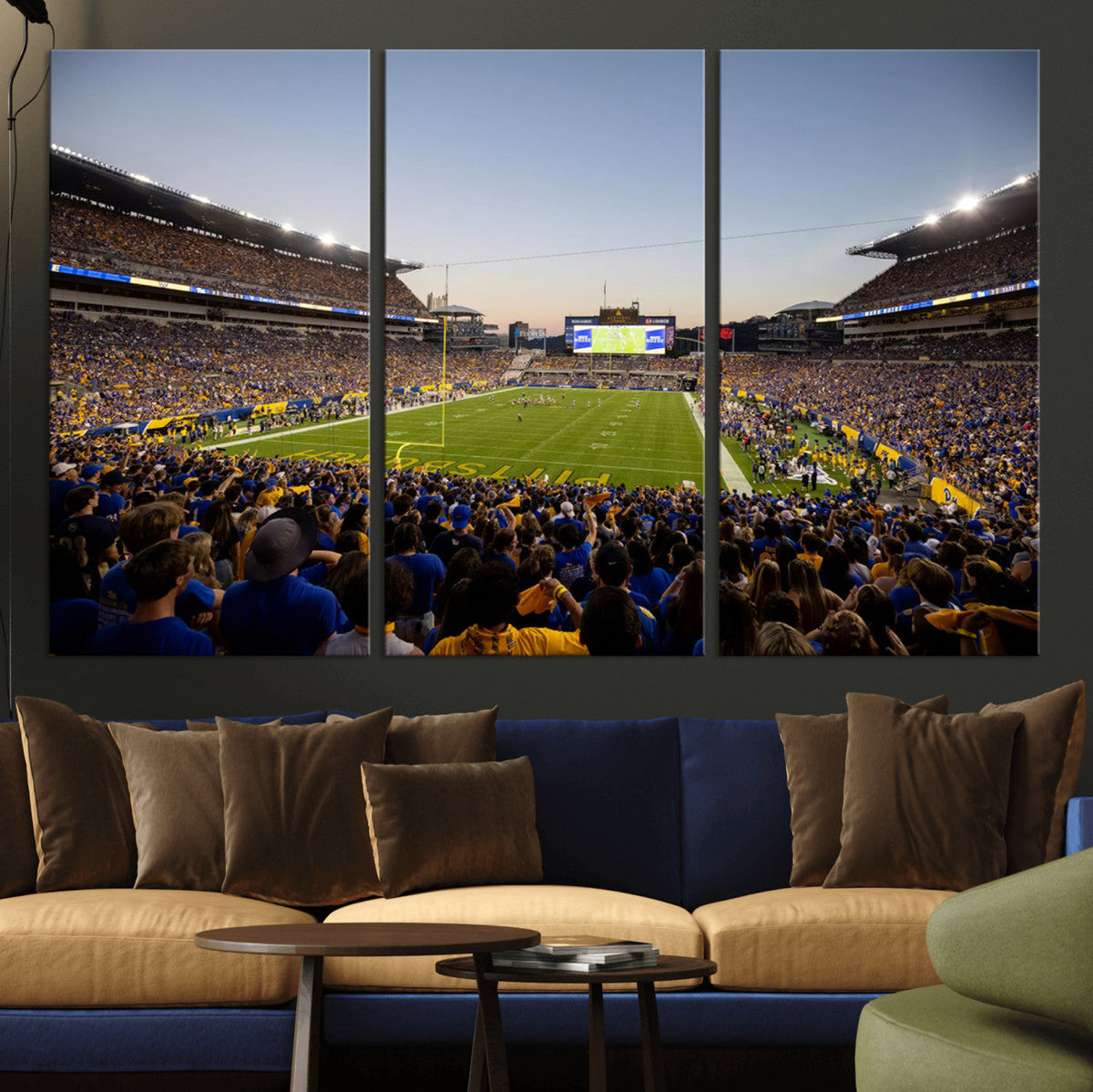 Pittsburgh Panthers Football Team Print - Pittsburgh