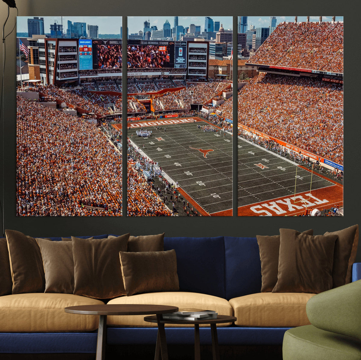University of Texas Longhorns Football Team Print - Austin