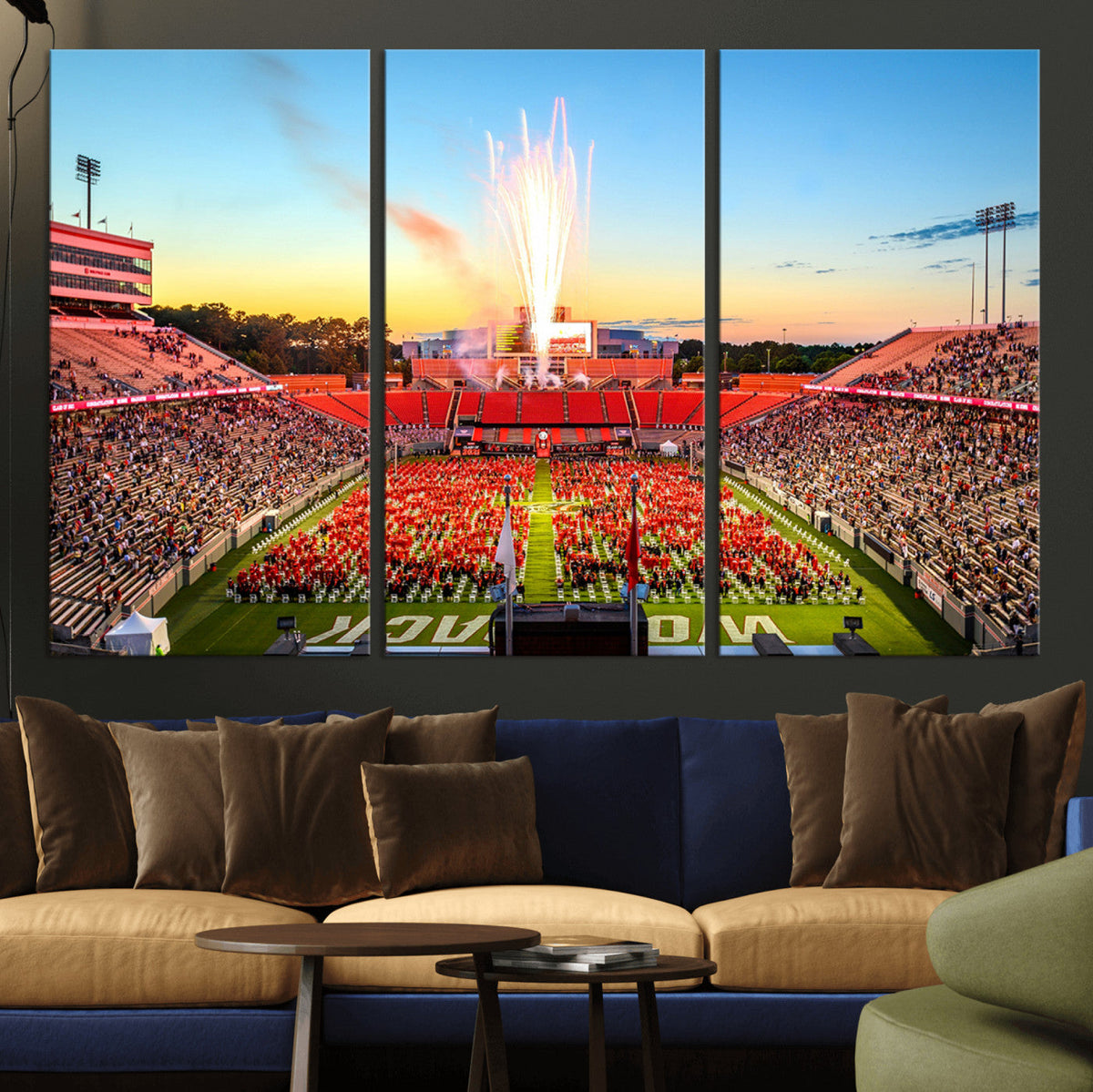 North Carolina State University Canvas Print, North Carolina