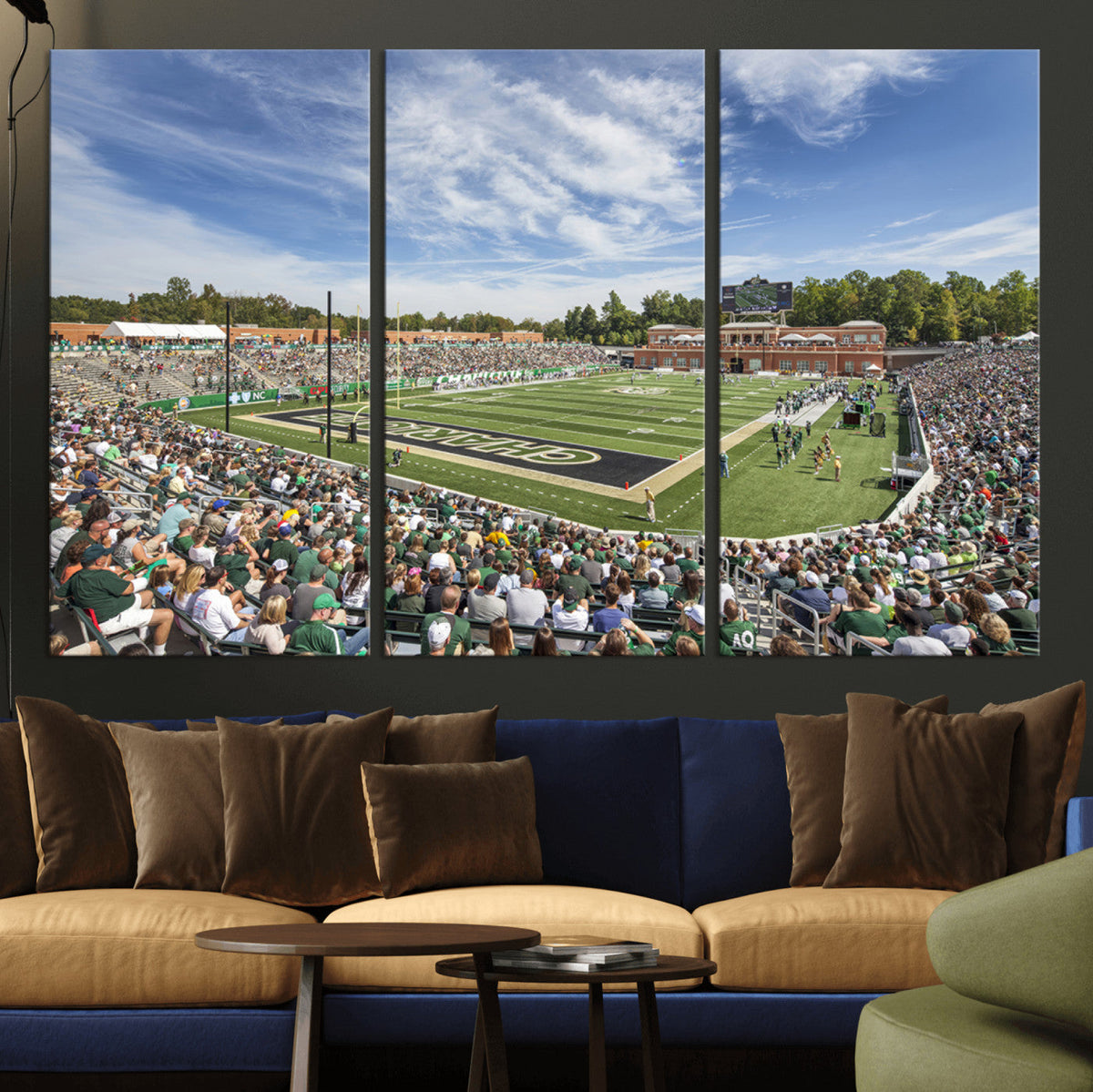 University of Charlotte 49ers Football Team Print -