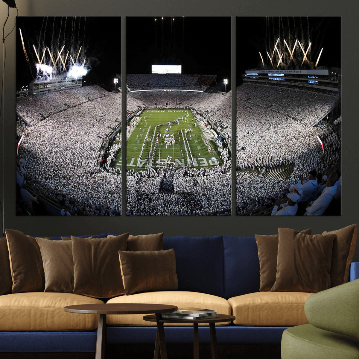 Penn State Beaver Stadium Canvas Wall Art - Nittany Lions