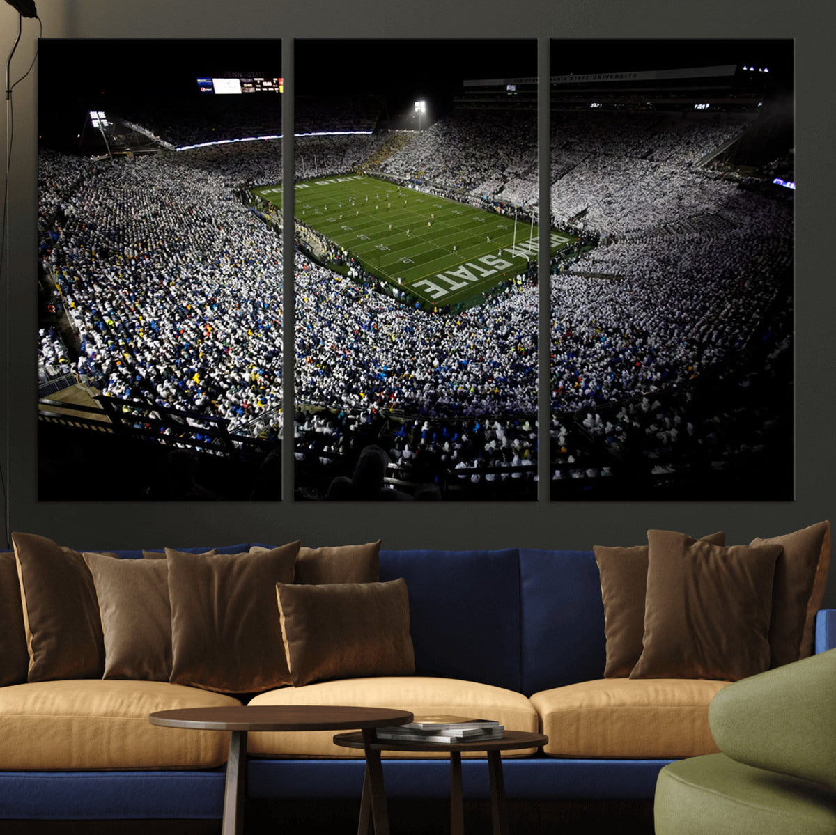 Penn State Football Stadium Wall Art - Beaver Stadium Canvas